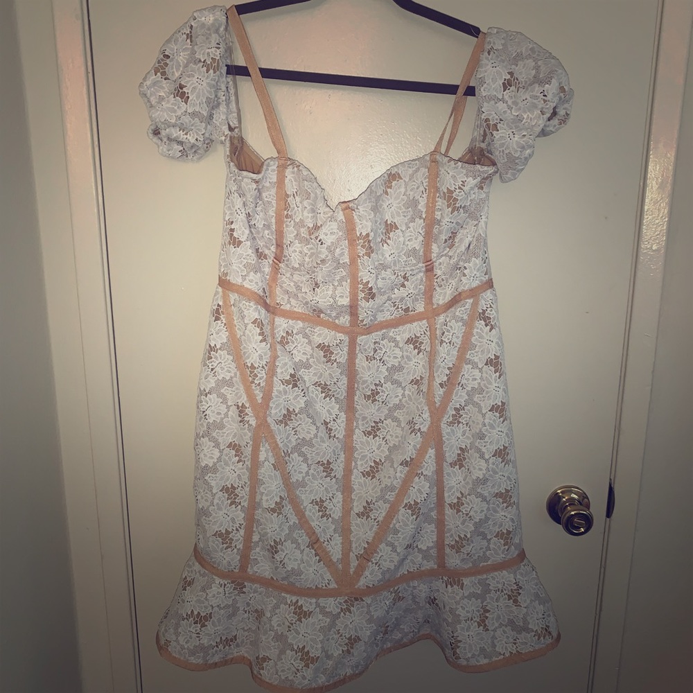 Fashion Nova White Lace Dress
